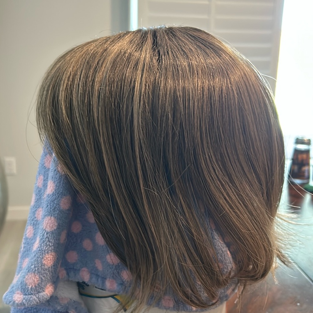 Multi-Tonal Brown Layered Hair Topper/ Bangs